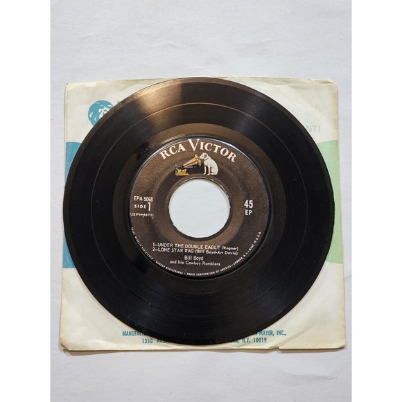 Other - Bill Boyd‎ And His Cowboy Ramblers 45 Rpm Vinyl, EP 4 Songs